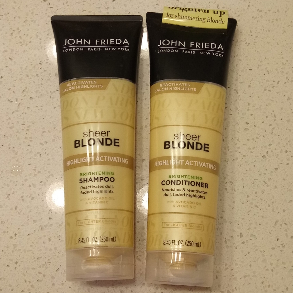 John Frieda Blonde Highlight Shampoo Conditioner